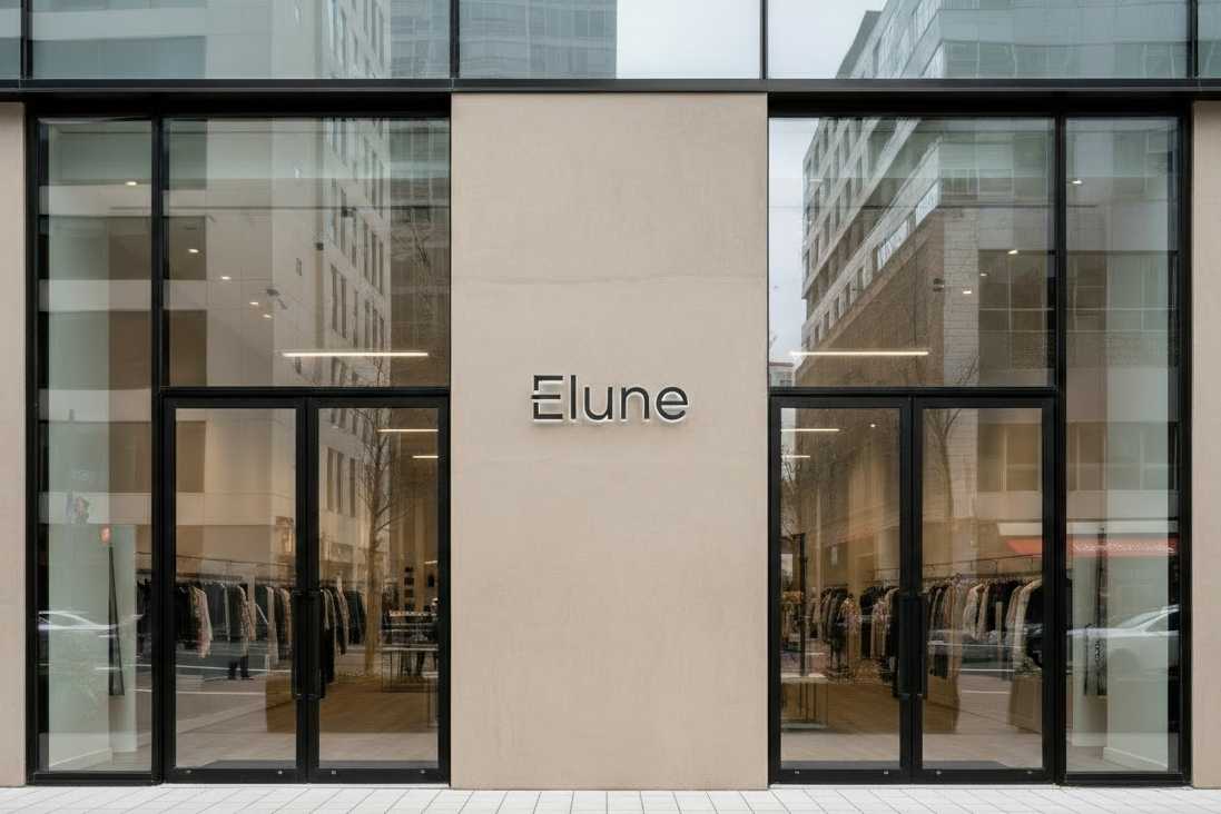 maak 1 soort tegel op de stoep voor de winkel, en maak de muur iets lichter van kleur